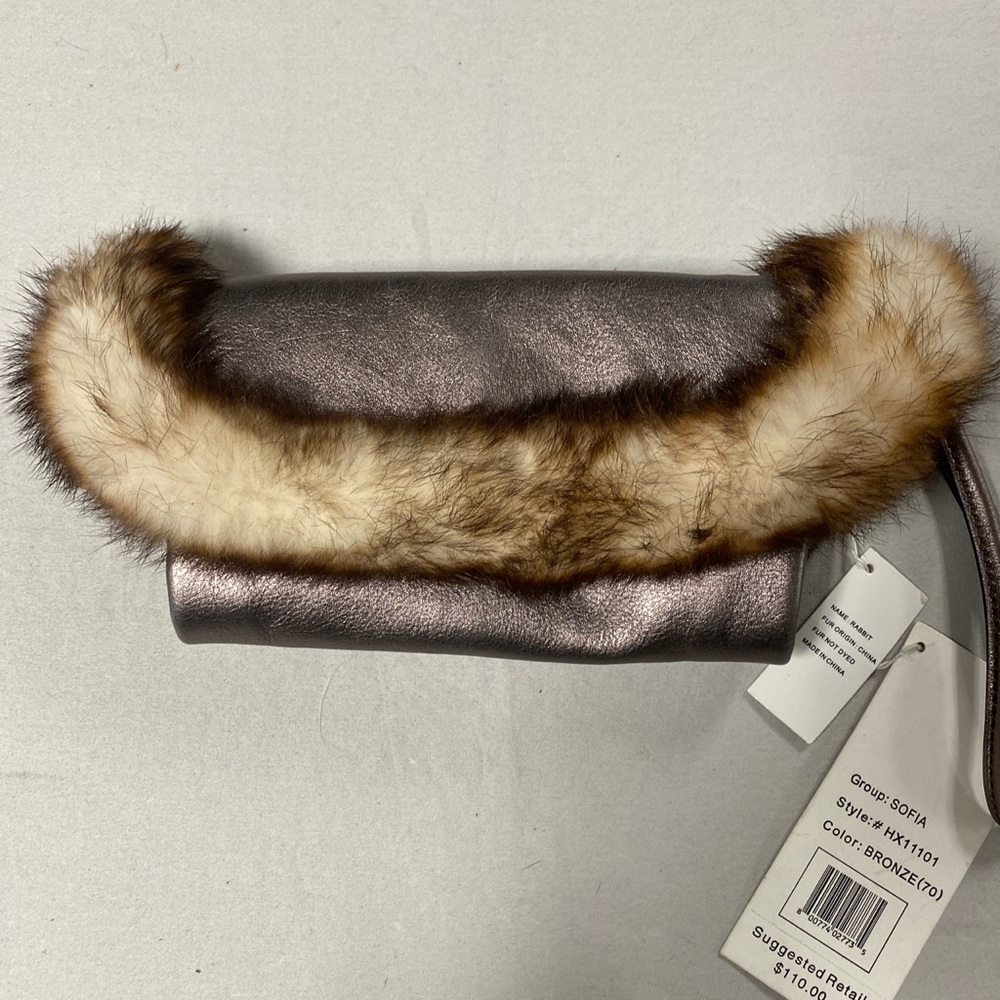 NWT Hype Fur Clutch